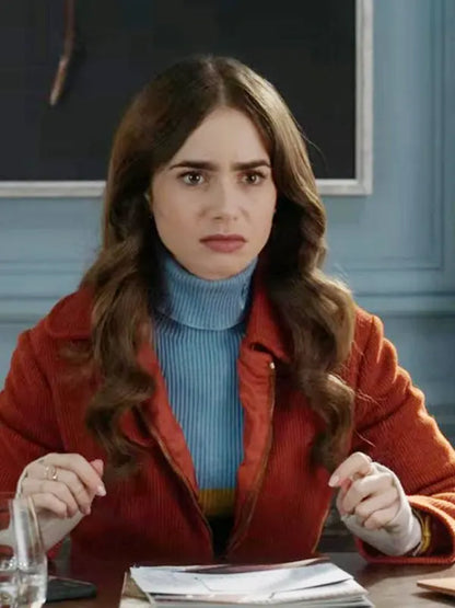 Emily Cooper Emily In Paris Lily Collins Corduroy Jacket