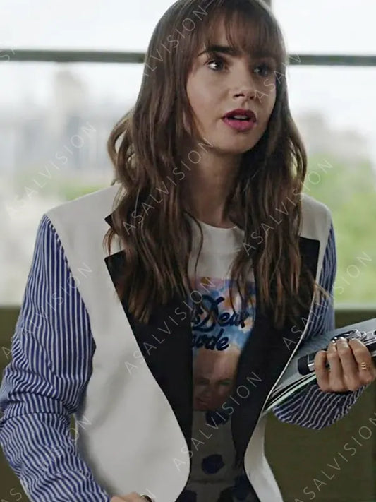 Emily Cooper Emily In Paris Season 3 Reversible Blazer