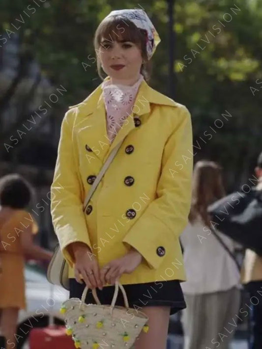 Emily Cooper Emily in Paris Season 3 Yellow Coat