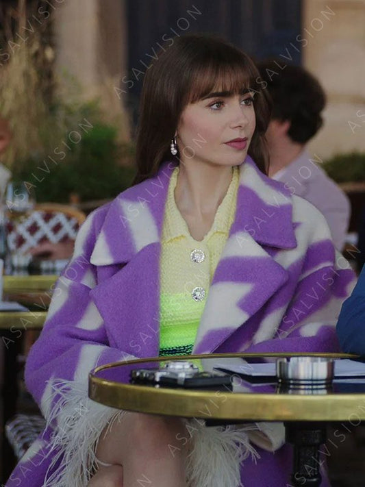 Emily In Paris Purple Coat Season 3