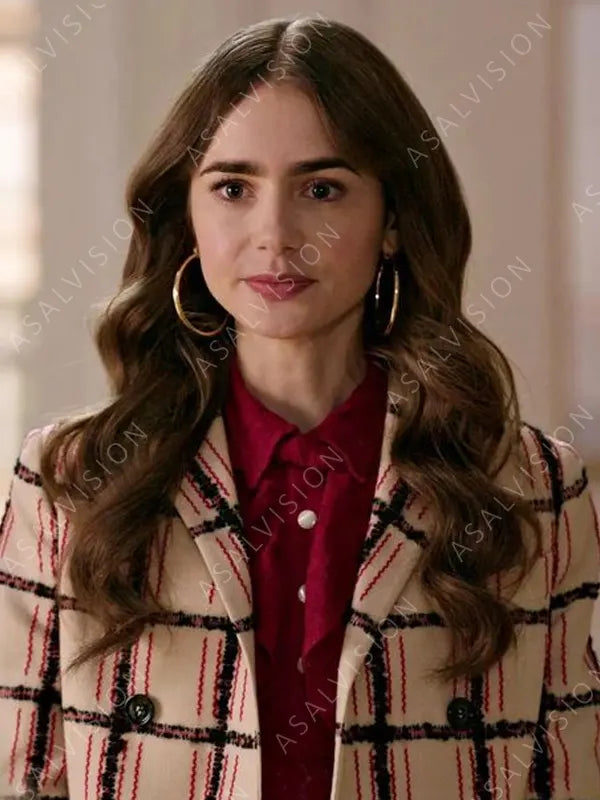 Emily In Paris Season 1 Emily Cooper Check Blazer