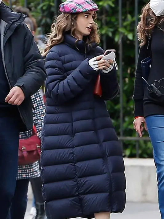Emily In Paris Season 2 Emily Cooper Puffer Coat