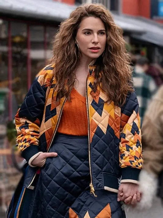 Emily In Paris Season 4 Sofia Sideris Quilted Jacket