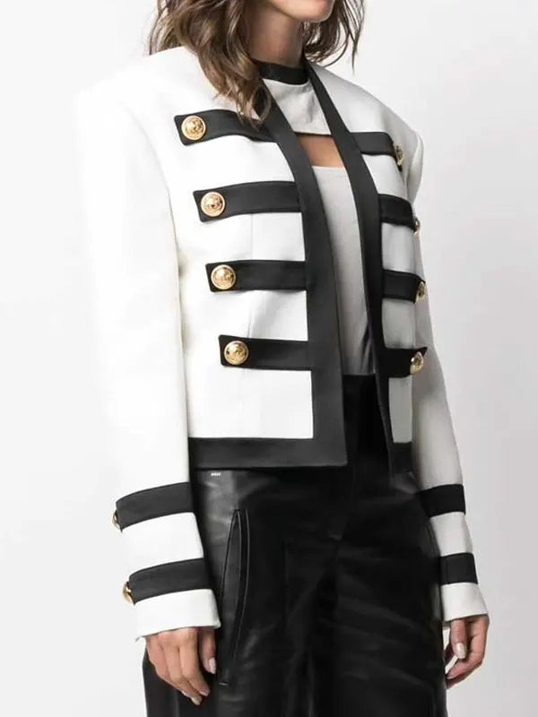 Emily in Paris Camille Razat Military Jacket