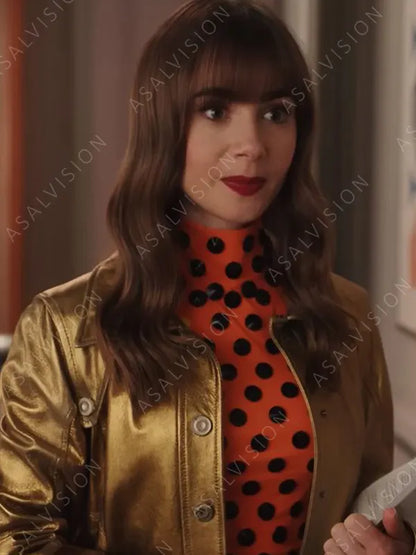 Emily Cooper Emily in Paris Season 3 Golden Coat