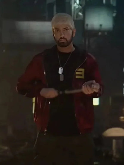 Eminem 2024 Red Hoodie Jacket