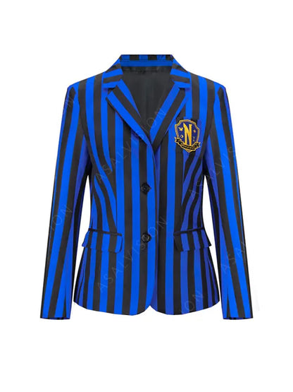Emma Myers Wednesday Addams Nevermore Blazer Coat