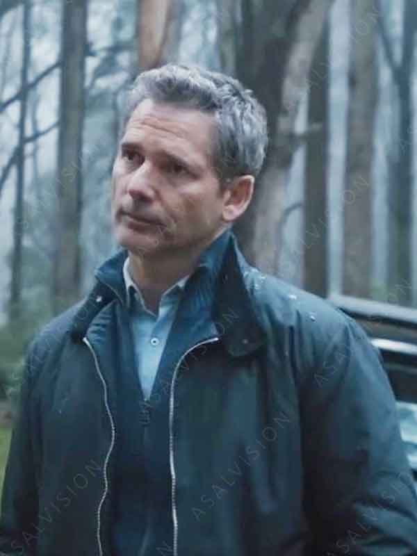 Eric Bana Movie Force Of Nature The Dry 2 2024 Aaron Falk Black Cotton Jacket