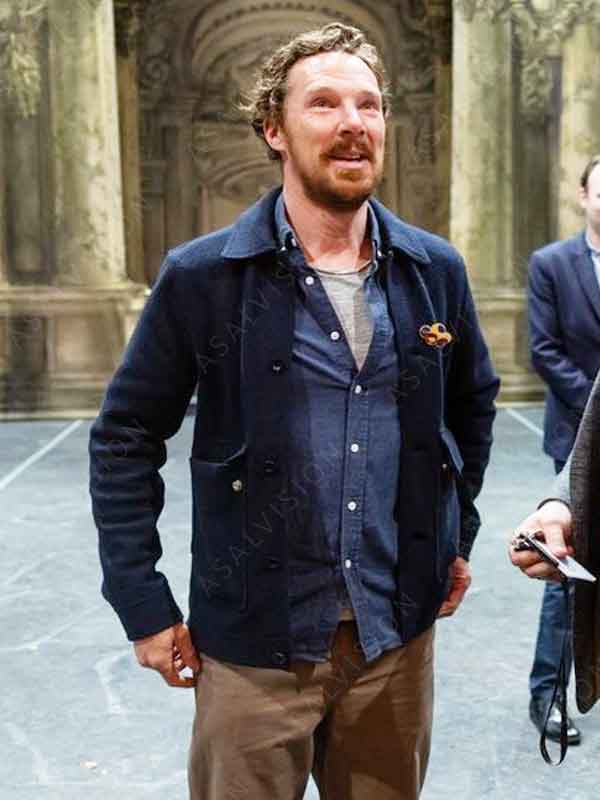 Eric Season 1 Benedict Cumberbatch Blue Wool Jacket
