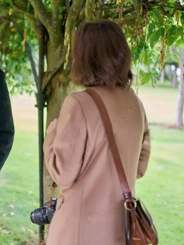 Erica Durance A Scottish Love Scheme 2024 Lily Trench Coat