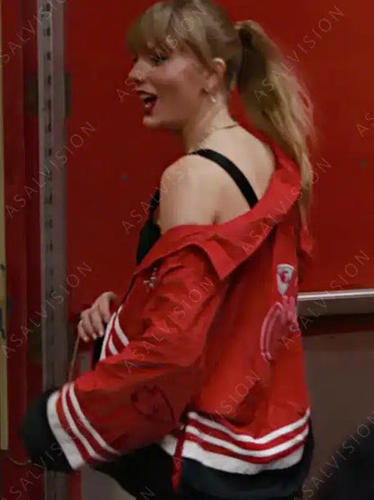 Erin Andrews Kansas City Chiefs Game Bomber Jacket