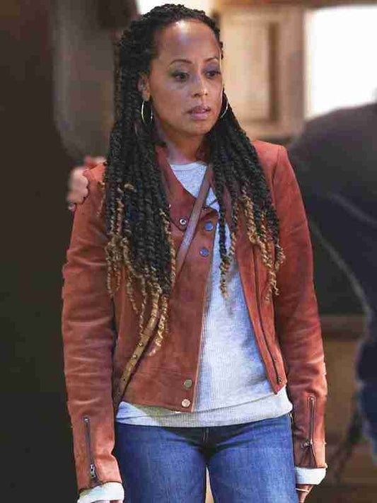 Essence Atkins The Company You Keep 2023 Shelby Suede Leather Jacket