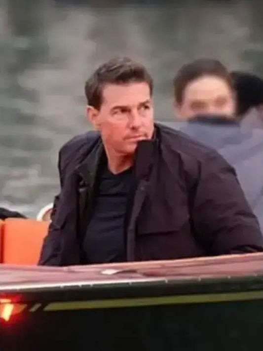 Ethan Hunt Mission Impossible 7 Black Cotton Jacket