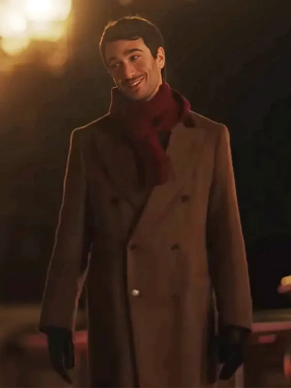 Eugenio Franceschini Emily in Paris S04 Marcello Brown Coat