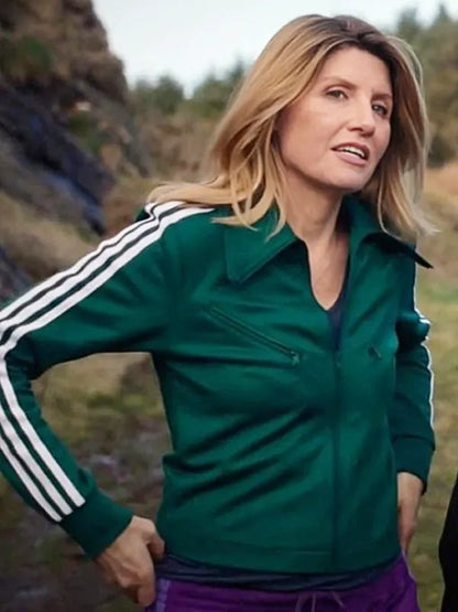 Eva Garvey Bad Sisters s02 Sharon Horgan Green Jacket