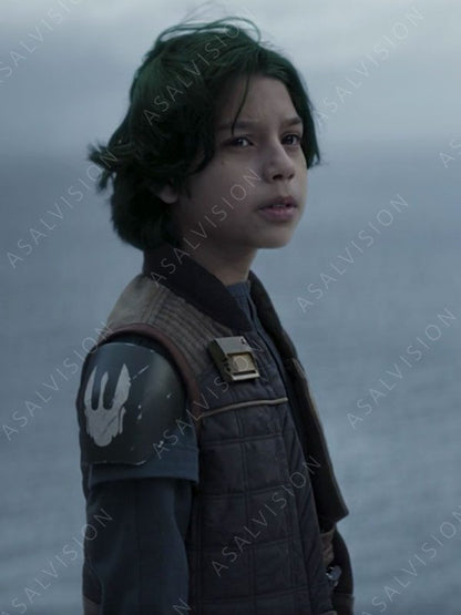 Evan Whitten Ahsoka 2023 Jacen Syndulla Brown Quilted Vest