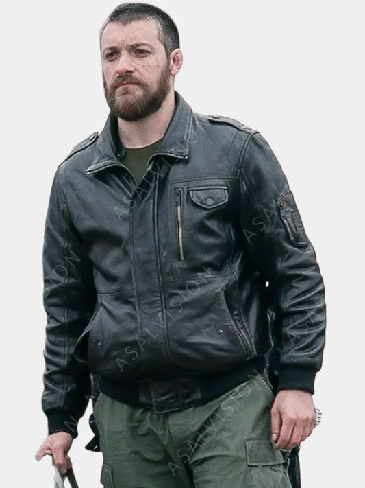 Extraction 2 Zurab Black Leather Jacket