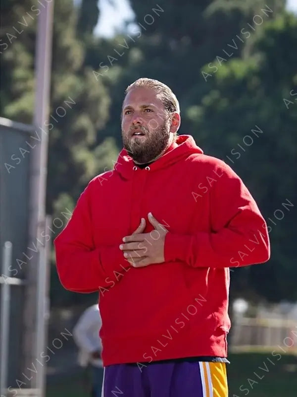 Ezra Movie You People Jonah Hill Red Hoodie