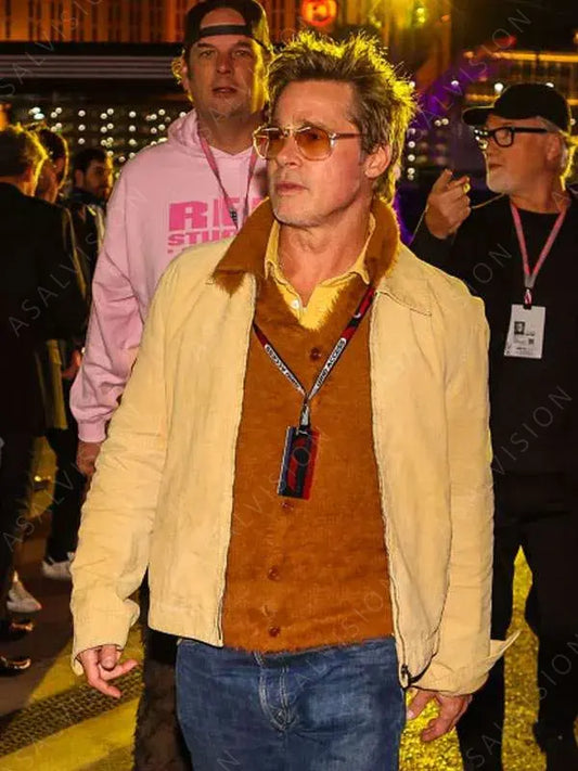 F1 Movie Premiere Brad Pitt Jacket