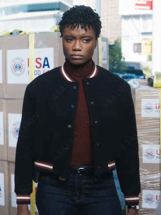 FBI Season 6 Tiffany Wal­lace Bomber Jacket