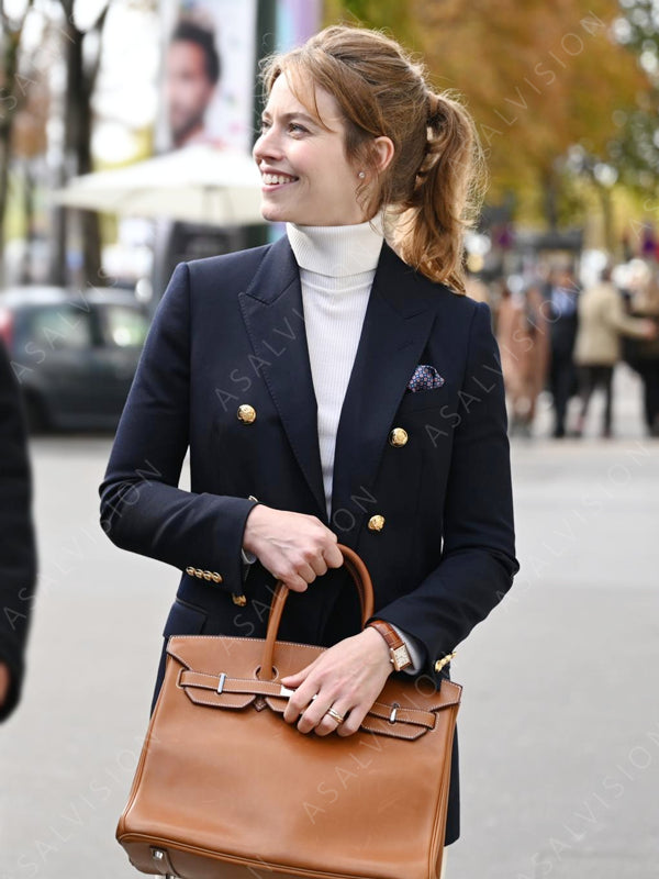 Fanny Coup de Chance 2024 Lou de Laâge Black Blazer