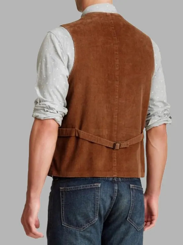 Fantastic Beast And Where to Find Them Newt Scamander Brown Vest