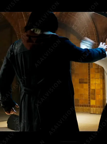Fast X 2023 Sung Kang Black Trench Coat