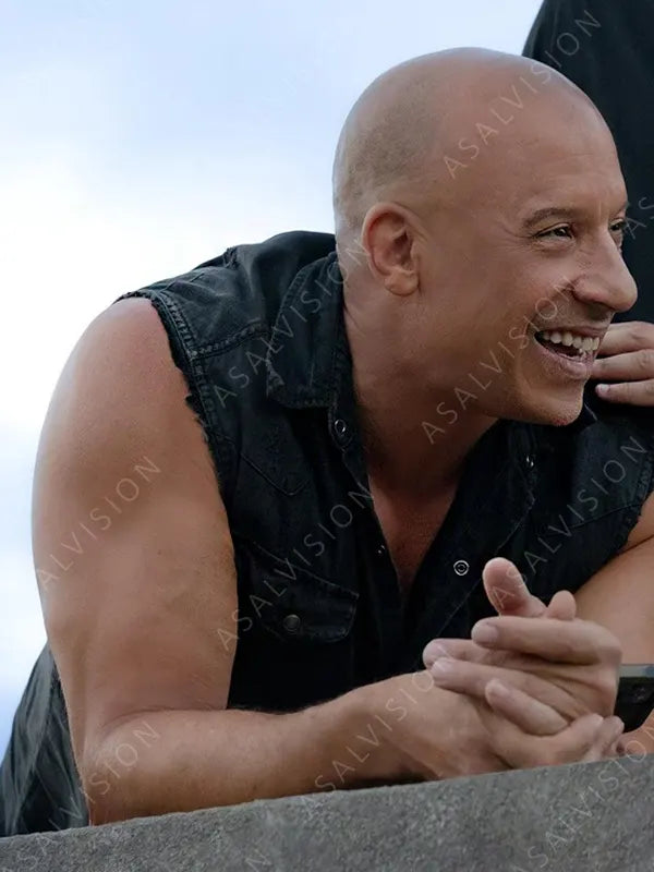 Fast X 2023 Vin Diesel Black Vest