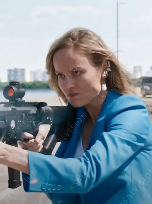 Fast X Brie Larson Blue Blazer