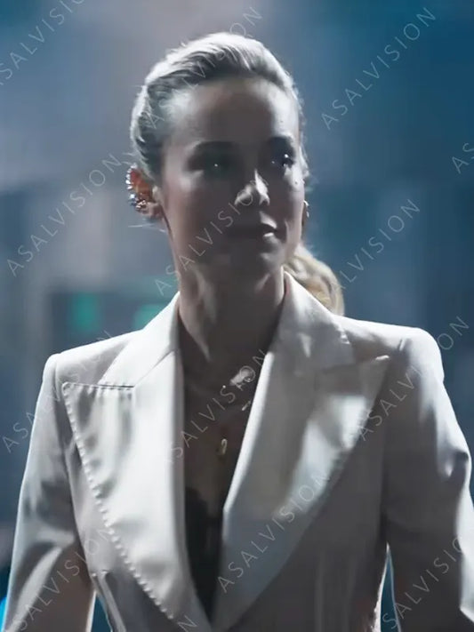 Fast X Brie Larson White Blazer