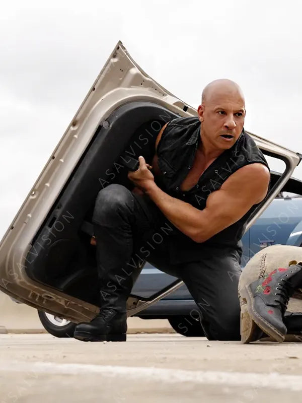 Fast X Vin Diesel Black Vest