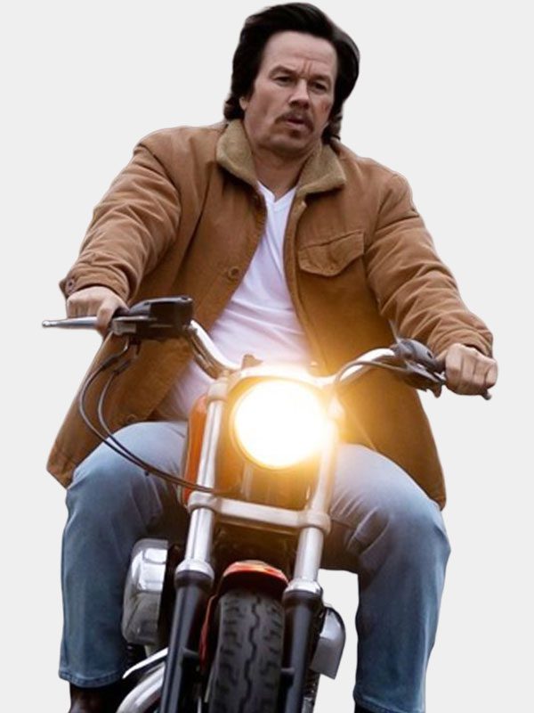 Father Stu Mark Wahlberg Brown Jacket