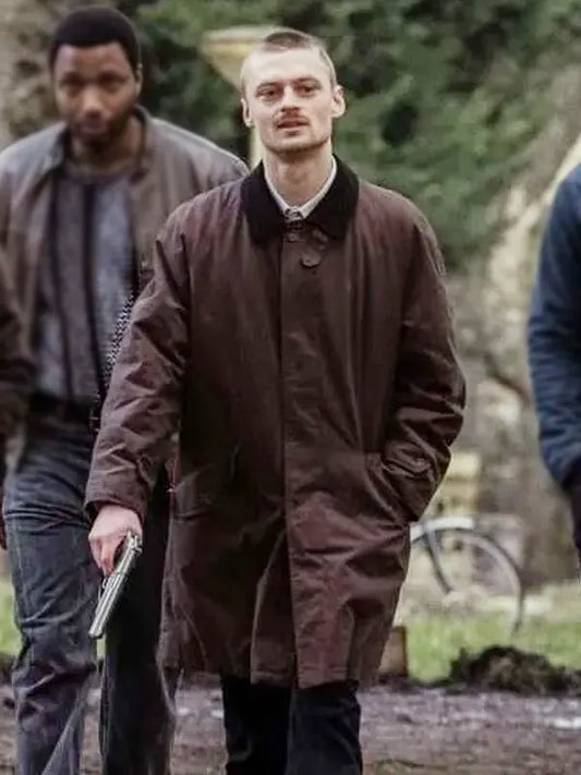 Ferry 2 Lex van Dun Brown Cotton Coat