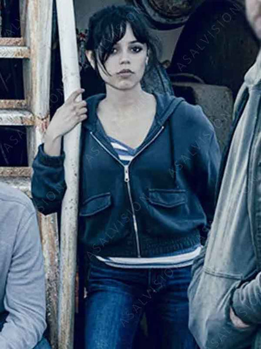 Finestkind Jenna Ortega Grey Hoodie
