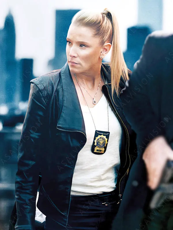 First Shift 2024 Angela Black Leather Jacket