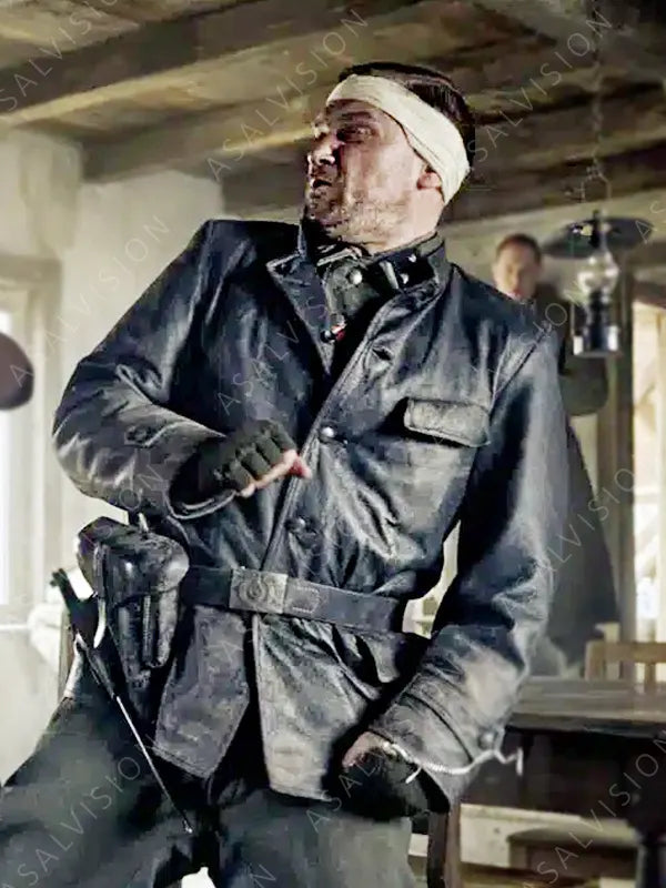 Florian Schmidtke Blood & Gold 2023 Dörfler Black Leather Jacket