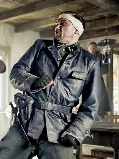 Florian Schmidtke Blood & Gold 2023 Dörfler Black Leather Jacket