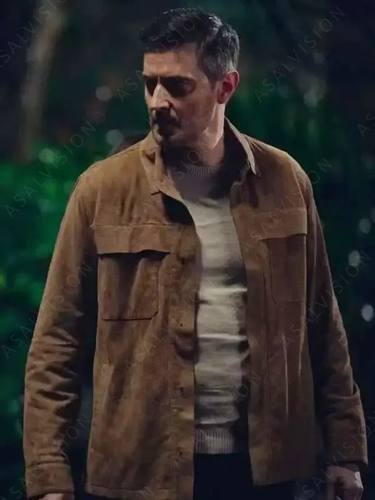 Fool Me Once 2023 Joe Stern Leather Brown Jacket