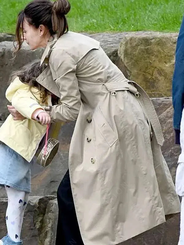 Fool Me Once 2023 Michelle Keegan Beige Long Trench Coat