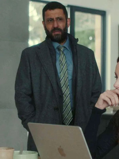 Fool Me Once DS Sami Kierce Grey Trench Coat