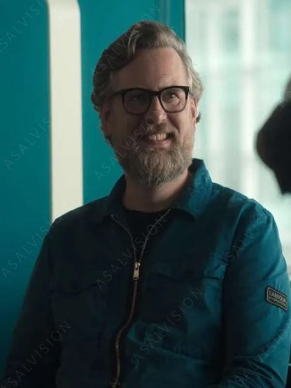 Fool Me Once Eddie Walker Blue Cotton Jacket