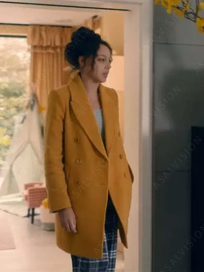 Fool Me Once Eva Finn Yellow Trench Coat