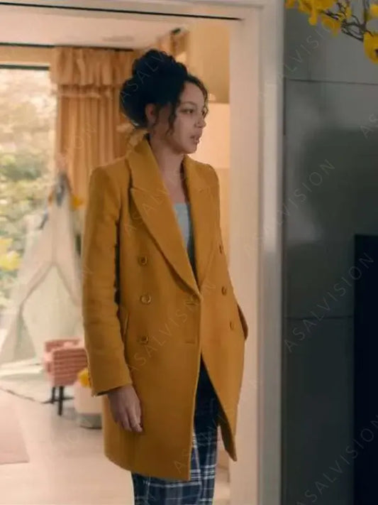 Fool Me Once Eva Finn Yellow Trench Coat