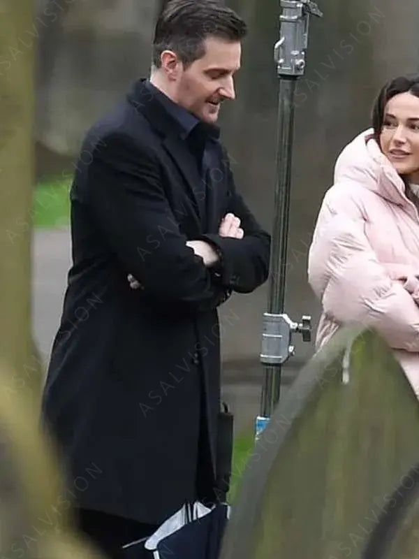 Fool Me Once Joe Stern Black Trench Coat