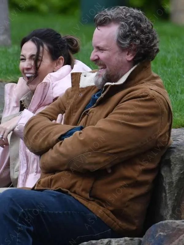 Fool Me Once Marcus Garvey Sherpa Collar Brown Cotton Jacket