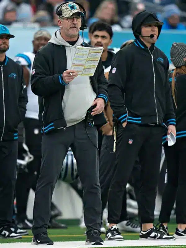 Frank Reich Carolina Panthers Bomber Jacket