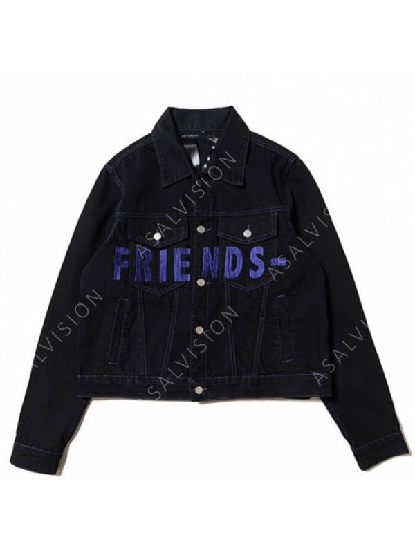 Friends VLONE Jeans Red Blue And Yellow Jacket