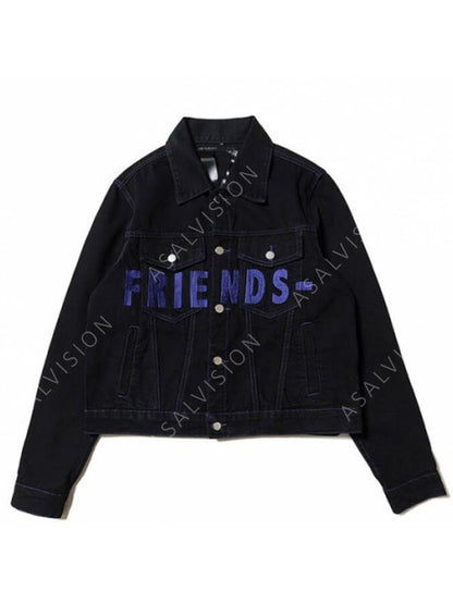 Friends VLONE Jeans Red Blue And Yellow Jacket