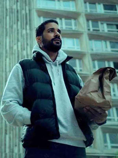 Furies Season 1 Elie Black Puffer Vest