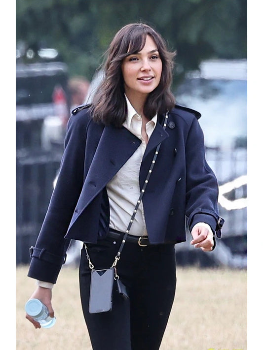 Gal Gadot Heart of Stone 2023 Blue Jacket